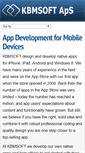 Mobile Screenshot of kbmsoft.com